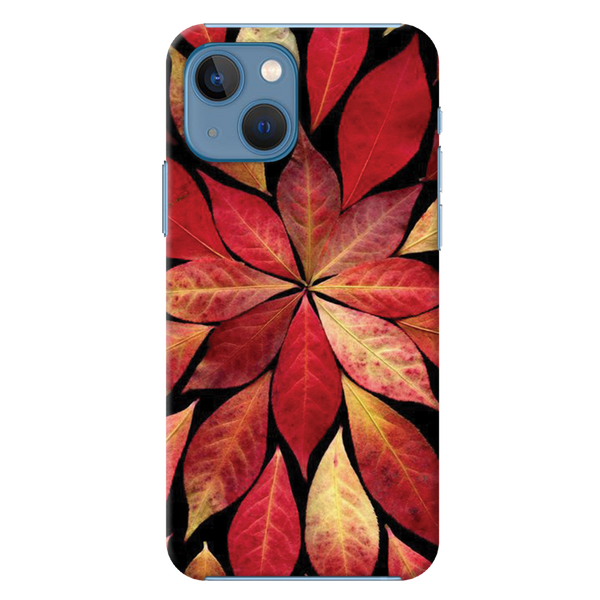 Red Leaf Printed Slim Cases and Cover for iPhone 13
