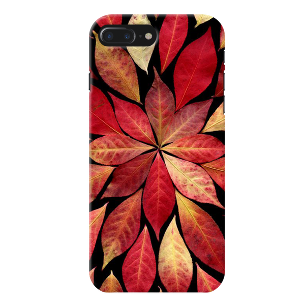 Red Leaf Printed Slim Cases and Cover for iPhone 8 Plus