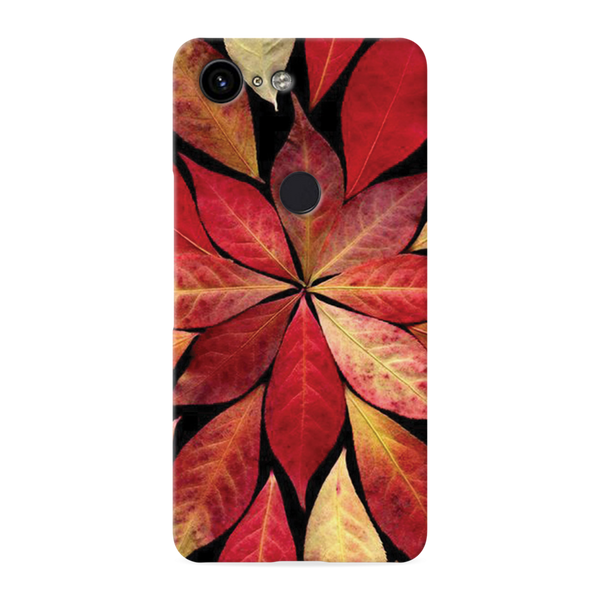 Red Leaf Printed Slim Cases and Cover for Pixel 3XL