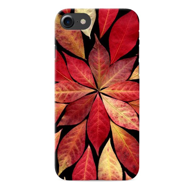 Red Leaf Printed Slim Cases and Cover for iPhone 8