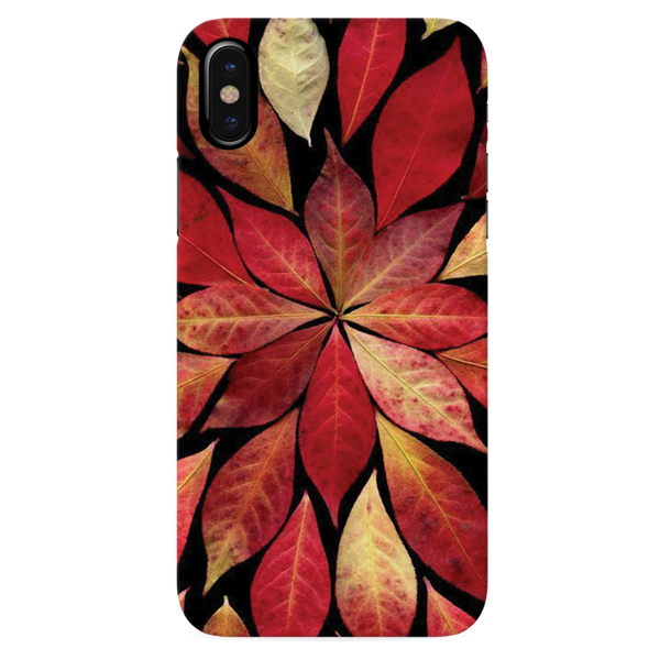 Red Leaf Printed Slim Cases and Cover for iPhone X