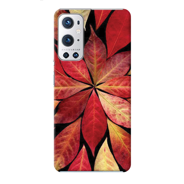 Red Leaf Printed Slim Cases and Cover for OnePlus 9R