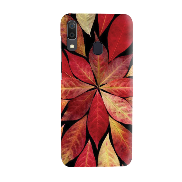 Red Leaf Printed Slim Cases and Cover for Galaxy A30