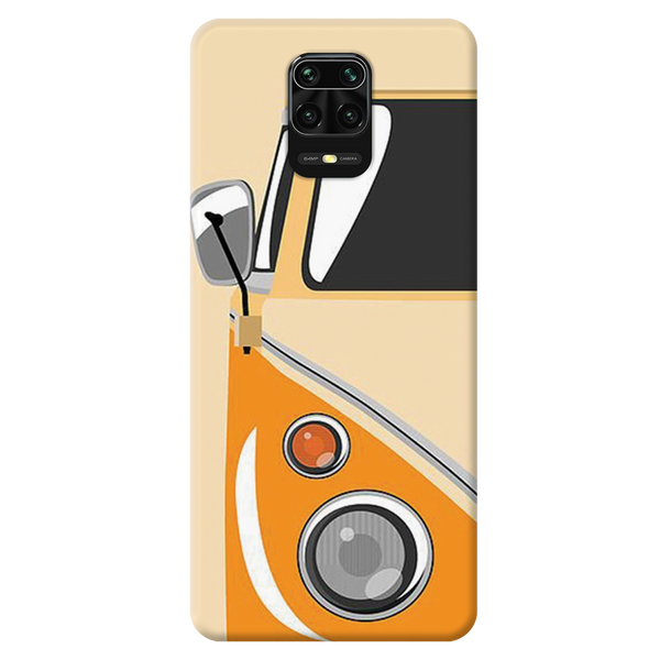 Yellow Volkswagon Printed Slim Cases and Cover for Redmi Note 9 Pro Max