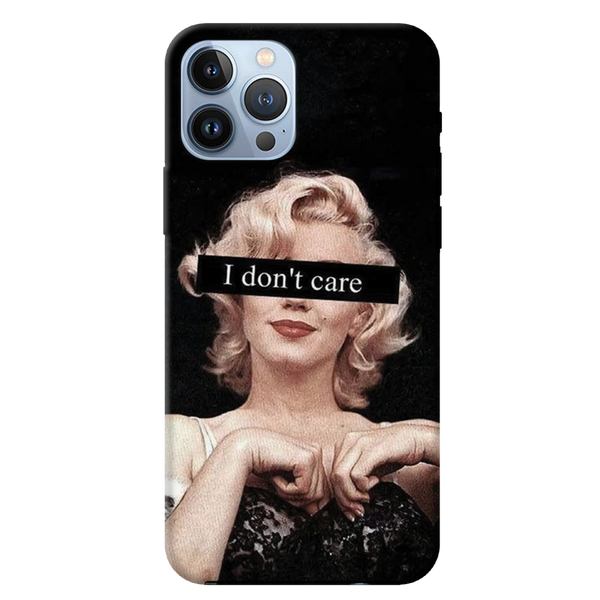 I Don't care Printed Slim Cases and Cover for iPhone 13 Pro