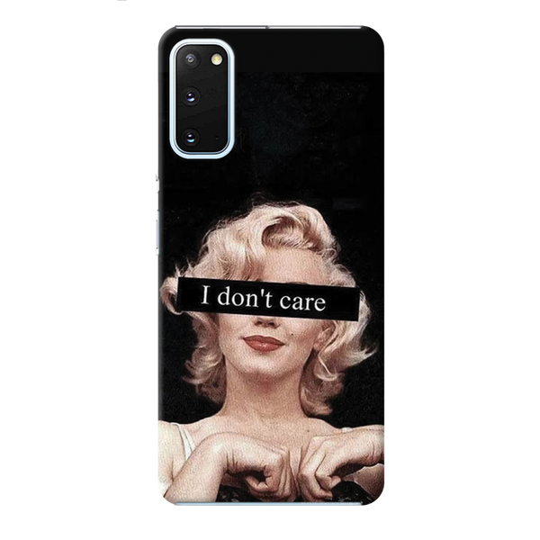 I Don't care Printed Slim Cases and Cover for Galaxy S20 Plus