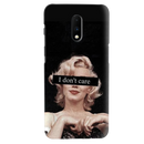 I Don't care Printed Slim Cases and Cover for OnePlus 7