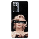 I Don't care Printed Slim Cases and Cover for Redmi Note 10 Pro Max