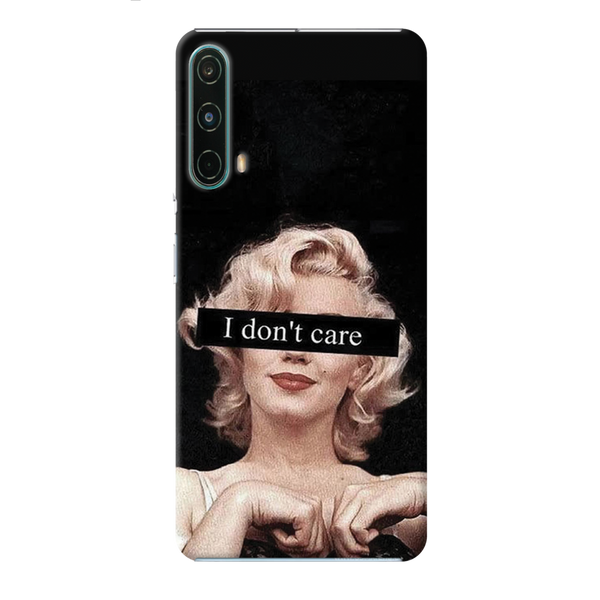 I Don't care Printed Slim Cases and Cover for OnePlus Nord CE 5G