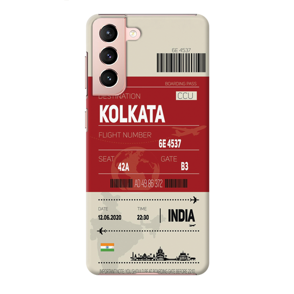 Kolkata ticket Printed Slim Cases and Cover for Galaxy S21 Plus