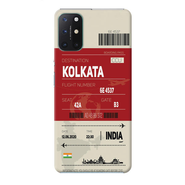 Kolkata ticket Printed Slim Cases and Cover for OnePlus 8T
