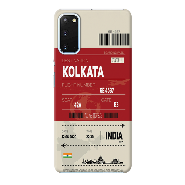 Kolkata ticket Printed Slim Cases and Cover for Galaxy S20 Plus