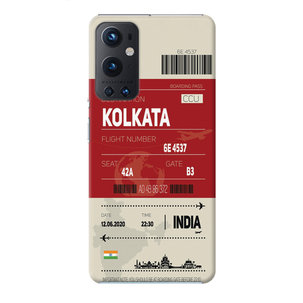 Kolkata ticket Printed Slim Cases and Cover for OnePlus 9 Pro