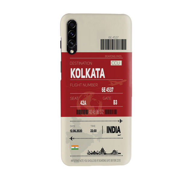 Kolkata ticket Printed Slim Cases and Cover for Galaxy A50S