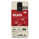 Kolkata ticket Printed Slim Cases and Cover for Redmi Note 9