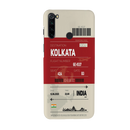 Kolkata ticket Printed Slim Cases and Cover for Redmi Note 8
