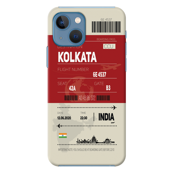 Kolkata ticket Printed Slim Cases and Cover for iPhone 13