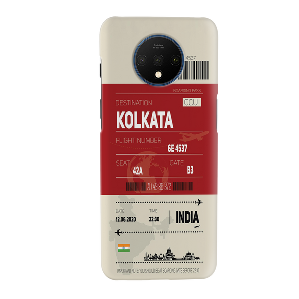 Kolkata ticket Printed Slim Cases and Cover for OnePlus 7T