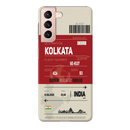 Kolkata ticket Printed Slim Cases and Cover for Galaxy S21