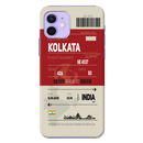 Kolkata ticket Printed Slim Cases and Cover for iPhone 12 Mini