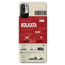 Kolkata ticket Printed Slim Cases and Cover for Redmi Note 10T