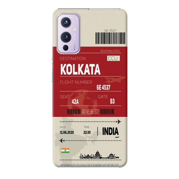 Kolkata ticket Printed Slim Cases and Cover for OnePlus 9