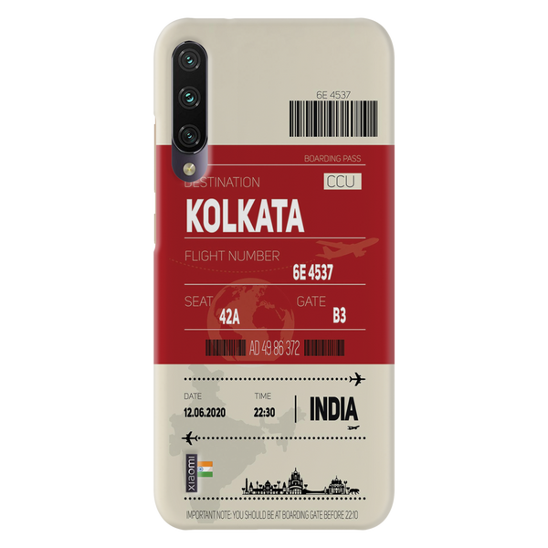 Kolkata ticket Printed Slim Cases and Cover for Redmi A3