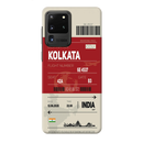 Kolkata ticket Printed Slim Cases and Cover for Galaxy S20 Ultra