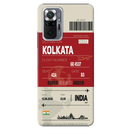 Kolkata ticket Printed Slim Cases and Cover for Redmi Note 10 Pro Max