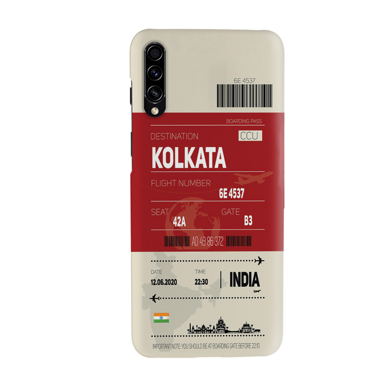 Kolkata ticket Printed Slim Cases and Cover for Galaxy A50