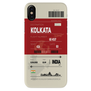 Kolkata ticket Printed Slim Cases and Cover for iPhone X