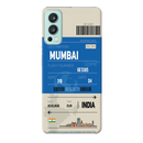 Mumbai ticket Printed Slim Cases and Cover for OnePlus Nord 2