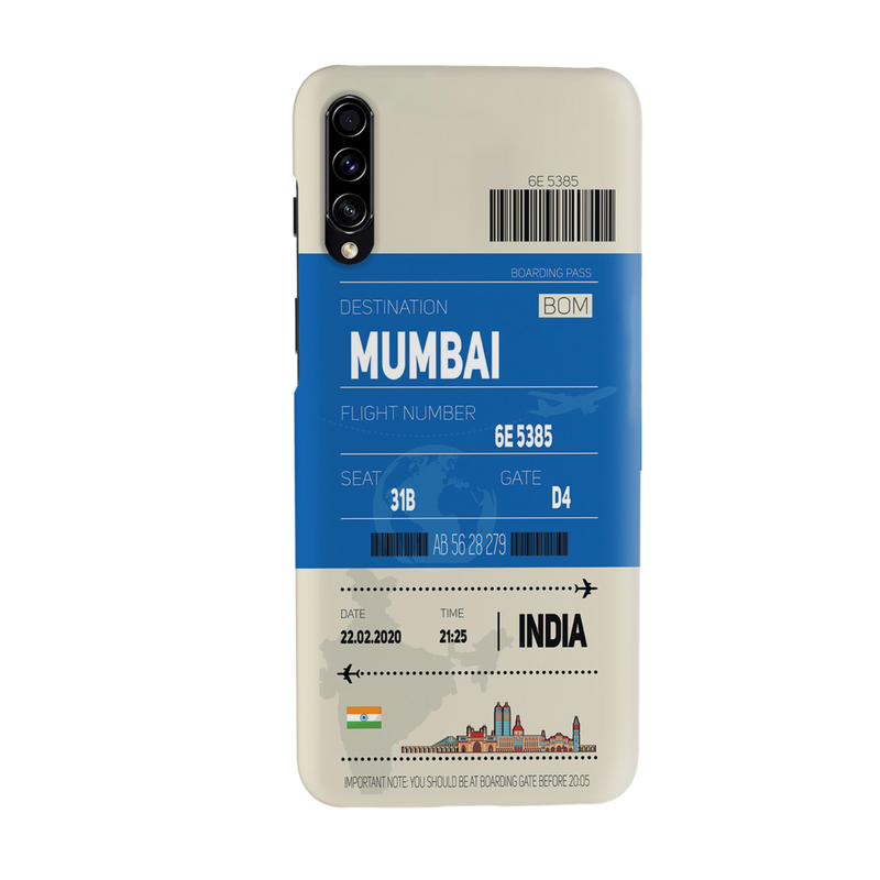 Mumbai ticket Printed Slim Cases and Cover for Galaxy A50