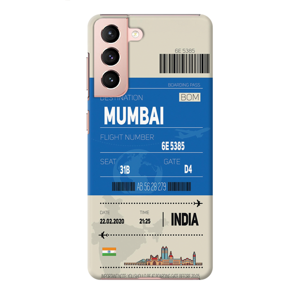 Mumbai ticket Printed Slim Cases and Cover for Galaxy S21 Plus
