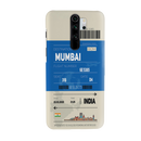 Mumbai ticket Printed Slim Cases and Cover for Redmi Note 8 Pro