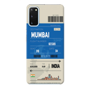 Mumbai ticket Printed Slim Cases and Cover for Galaxy S20 Plus