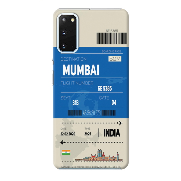 Mumbai ticket Printed Slim Cases and Cover for Galaxy S20 Plus