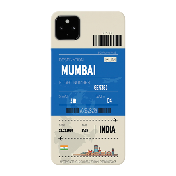 Mumbai ticket Printed Slim Cases and Cover for Pixel 4A