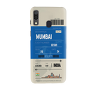 Mumbai ticket Printed Slim Cases and Cover for Galaxy A20