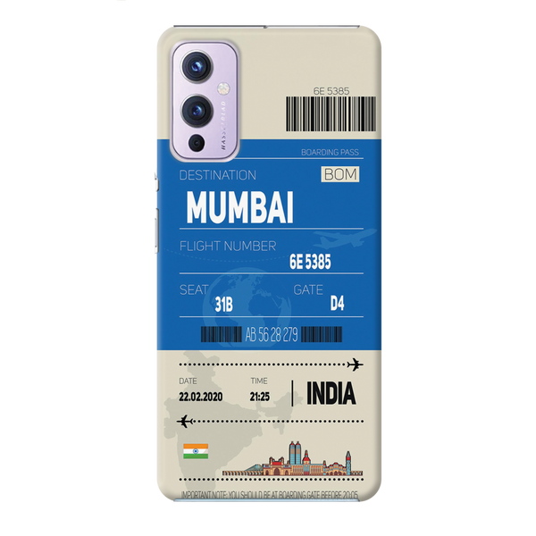 Mumbai ticket Printed Slim Cases and Cover for OnePlus 9