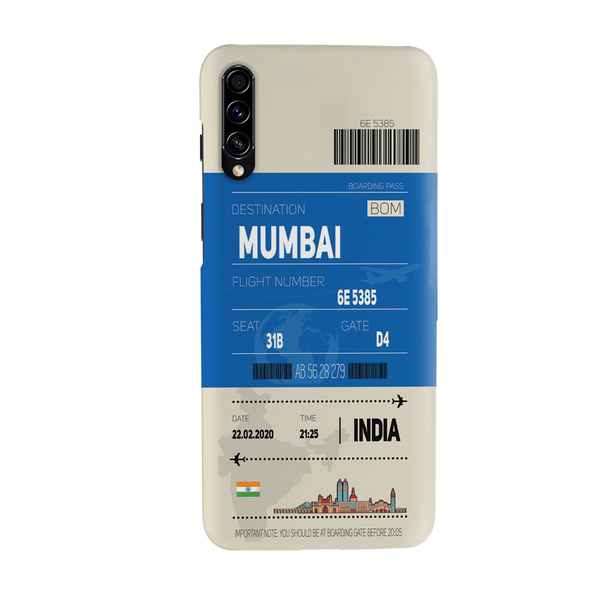 Mumbai ticket Printed Slim Cases and Cover for Galaxy A70
