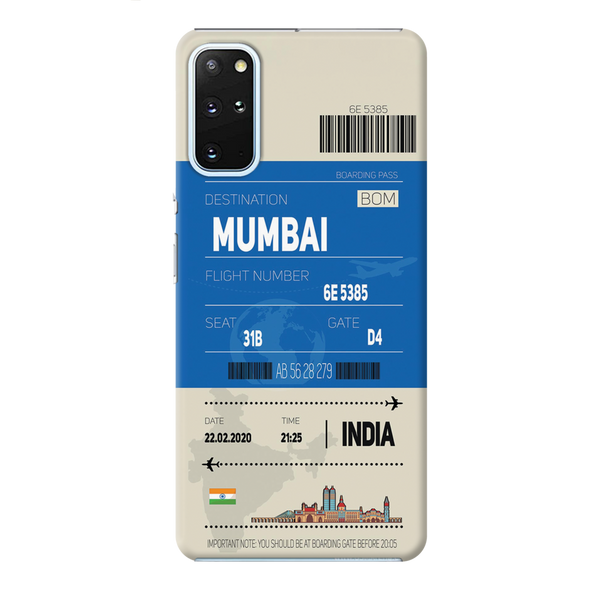 Mumbai ticket Printed Slim Cases and Cover for Galaxy S20