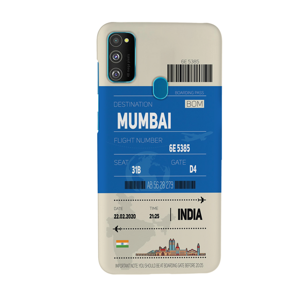 Mumbai ticket Printed Slim Cases and Cover for Galaxy M30S