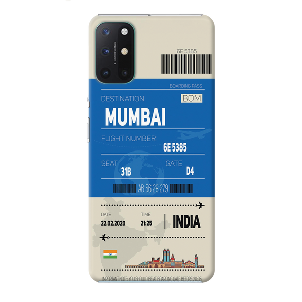 Mumbai ticket Printed Slim Cases and Cover for OnePlus 8T