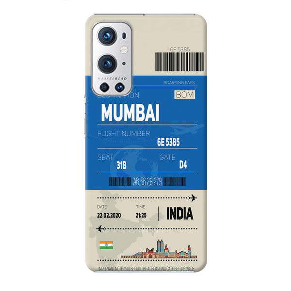 Mumbai ticket Printed Slim Cases and Cover for OnePlus 9R