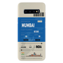 Mumbai ticket Printed Slim Cases and Cover for Galaxy S10