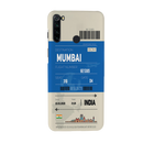 Mumbai ticket Printed Slim Cases and Cover for Redmi Note 8
