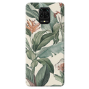 Green Leafs Printed Slim Cases and Cover for Redmi Note 9 Pro Max