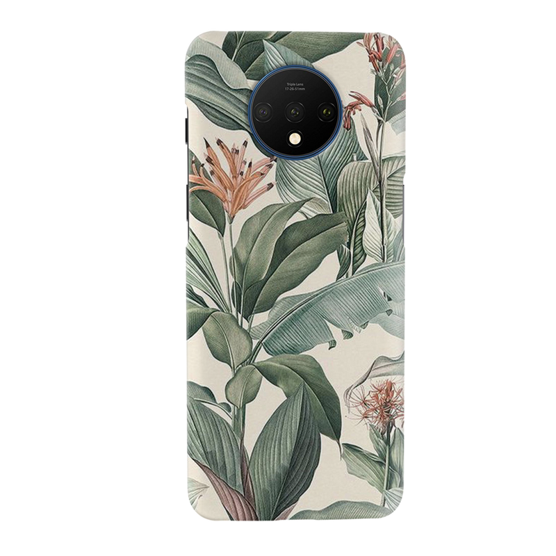 Green Leafs Printed Slim Cases and Cover for OnePlus 7T