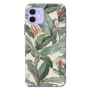 Green Leafs Printed Slim Cases and Cover for iPhone 12 Mini